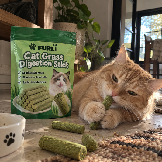 Cat Grass Digestion Sticks