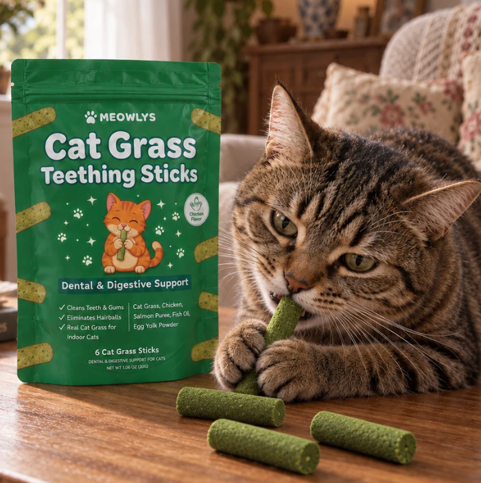Cat Grass Digestion Sticks